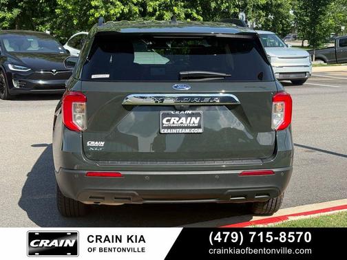 FORGED GREEN METALLIC 2023 Ford Explorer XLT