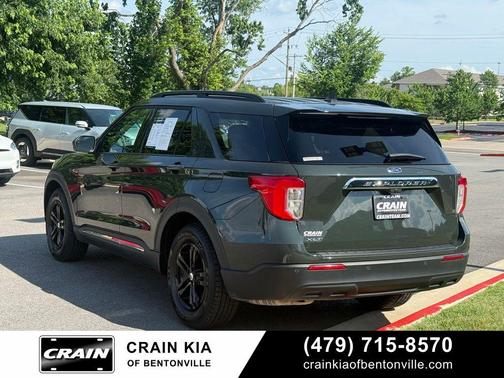 FORGED GREEN METALLIC 2023 Ford Explorer XLT