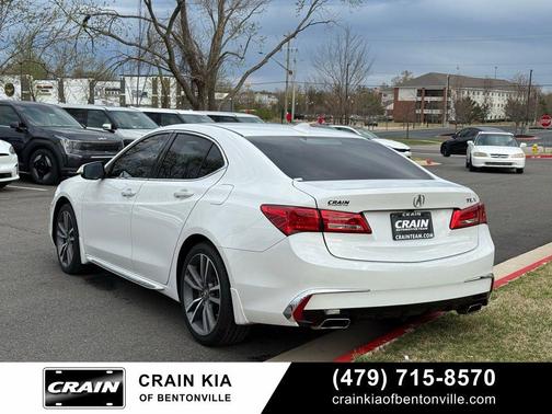 Platinum White Pearl 2020 Acura TLX Technology