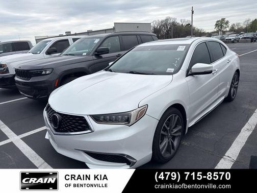 Platinum White Pearl 2020 Acura TLX Technology