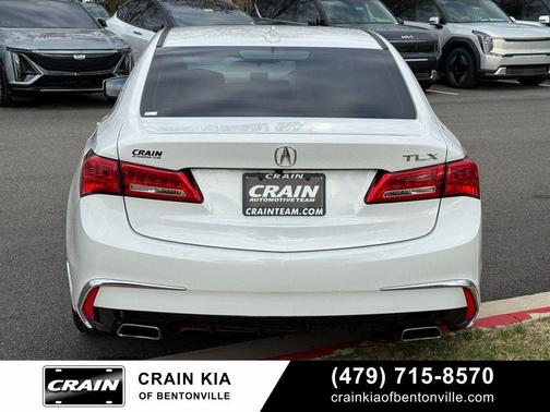 Platinum White Pearl 2020 Acura TLX Technology