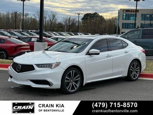 Platinum White Pearl 2020 Acura TLX Technology