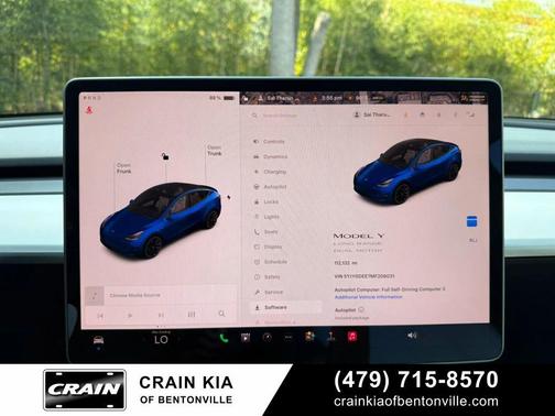 Deep Blue Metallic 2021 Tesla Model Y Long Range Dual Motor All-Wheel Drive