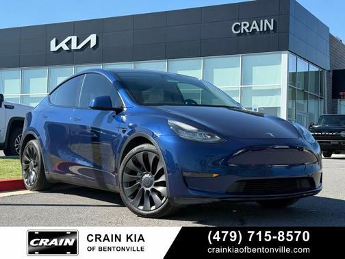 Deep Blue Metallic 2021 Tesla Model Y Long Range Dual Motor All-Wheel Drive
