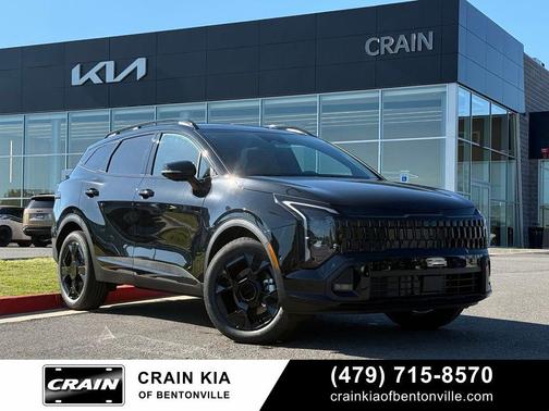 Ebony Black 2026 Kia Sportage X-Line