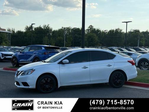 Aspen White 2017 Nissan Sentra SV