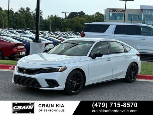 Platinum White Pearl 2023 Honda Civic Sport