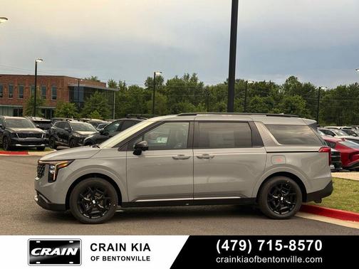 Ceramic Silver 2026 Kia Carnival Hybrid SX