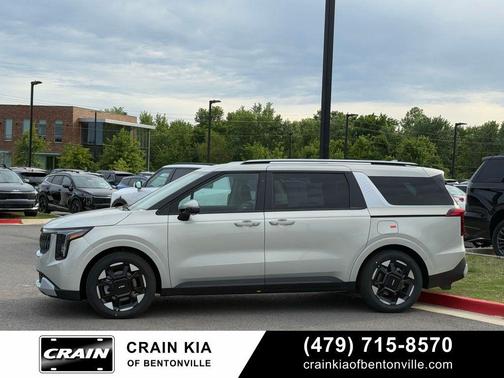 Ivory Silver 2026 Kia Carnival EX