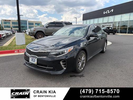 Ebony Black 2016 Kia Optima SXL Turbo