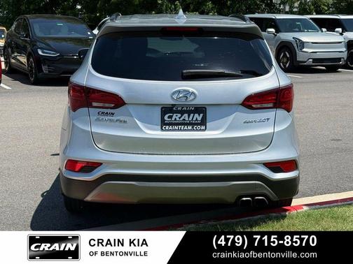 Sparkling Silver 2017 Hyundai Santa Fe Sport 2.0L Turbo