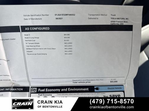 2021 Tesla Model S Long Range