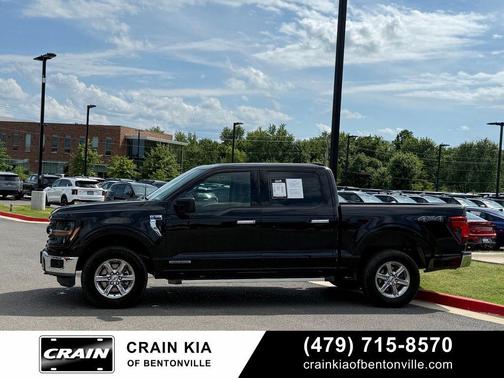 AGATE BLACK METALLIC 2025 Ford F-150 XLT