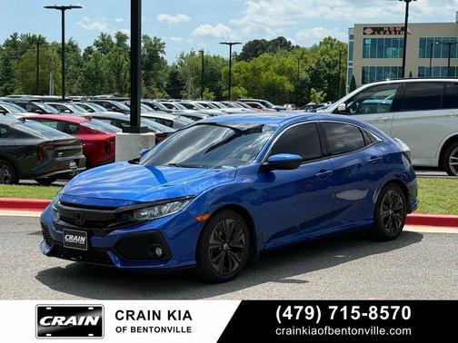 Aegean Blue Metallic 2017 Honda Civic EX