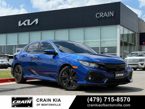 Aegean Blue Metallic 2017 Honda Civic EX