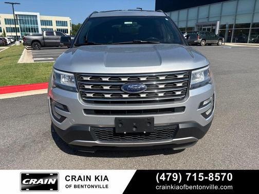 Silver 2017 Ford Explorer XLT