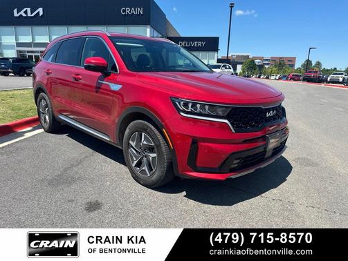 Runway Red 2022 Kia Sorento Hybrid EX