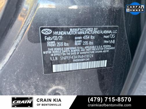 2021 Hyundai SONATA SEL