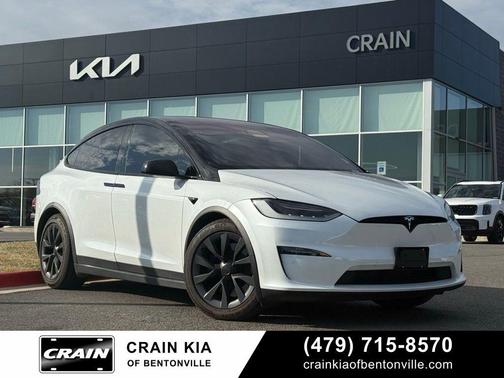 Pearl White 2022 Tesla Model X Dual Motor All-Wheel Drive