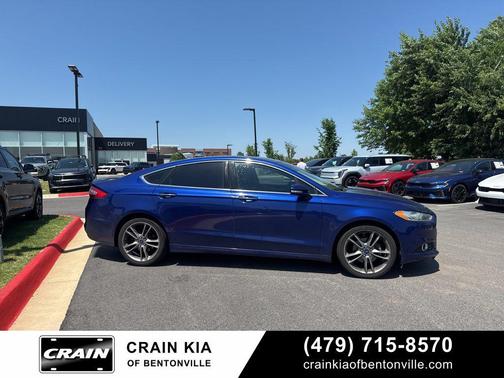 DEEP IMPACT BLUE 2015 Ford Fusion Titanium