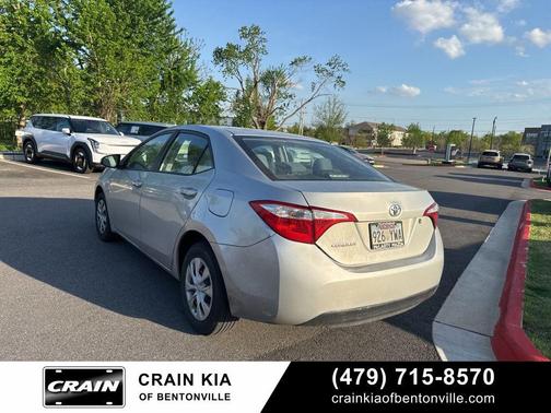 Classic Silver Metallic 2016 Toyota Corolla L