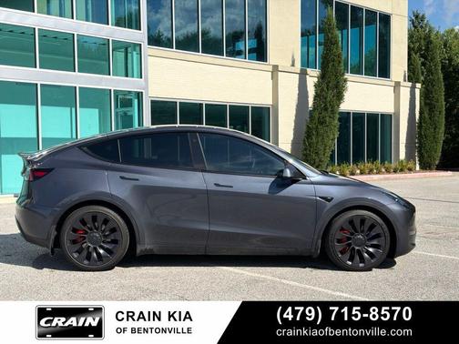 Solid Black 2021 Tesla Model Y Performance