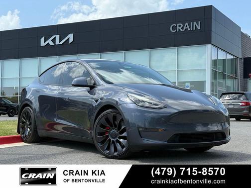 Solid Black 2021 Tesla Model Y Performance Dual Motor All-Wheel Drive