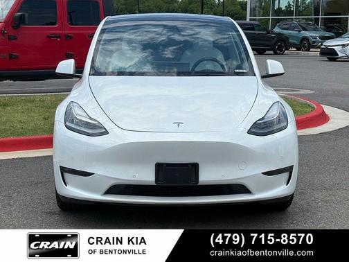 Pearl White Multi-Coat 2021 Tesla Model Y Long Range Dual Motor All-Wheel Drive