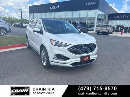 STAR WHITE 2021 Ford Edge Titanium