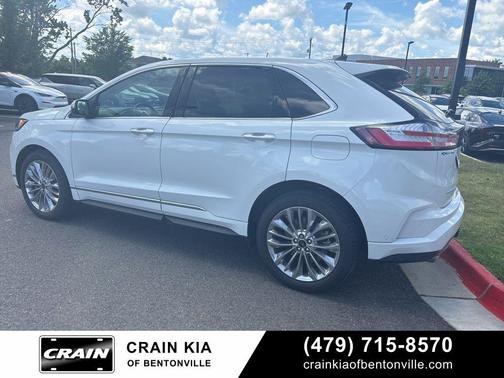 STAR WHITE 2021 Ford Edge Titanium