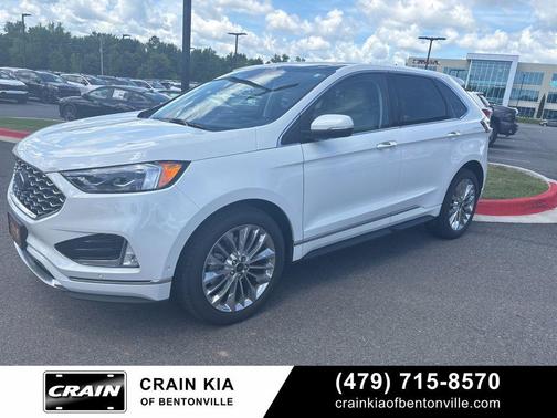 STAR WHITE 2021 Ford Edge Titanium