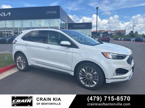 STAR WHITE 2021 Ford Edge Titanium