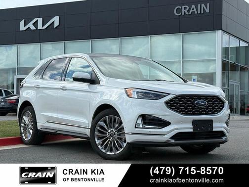 STAR WHITE 2021 Ford Edge Titanium