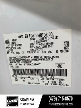 2014 Ford F-150 Lariat