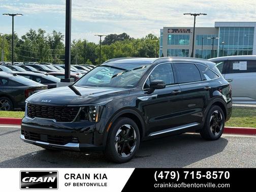Aurora Black Pearl 2026 Kia Sorento Hybrid EX