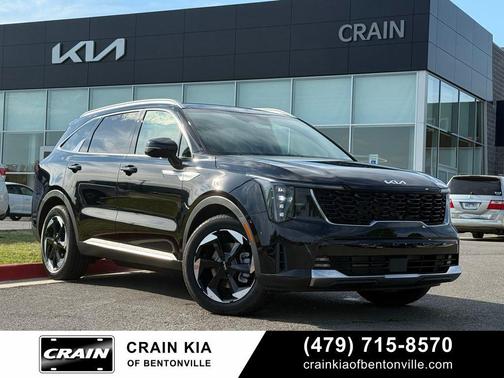 Aurora Black Pearl 2026 Kia Sorento Hybrid EX