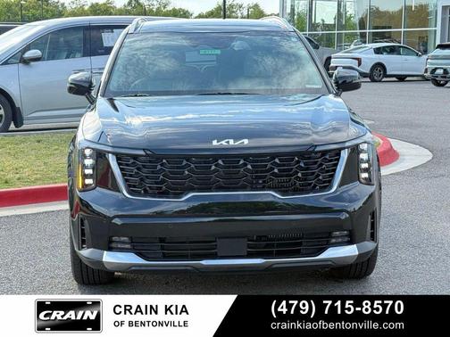 Aurora Black Pearl 2026 Kia Sorento Hybrid EX