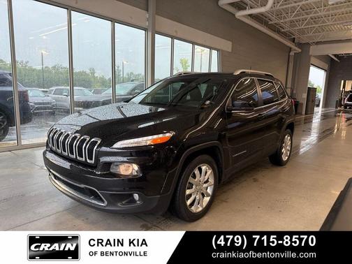 Brilliant Black Crystal Pearlcoat 2014 Jeep Cherokee Limited