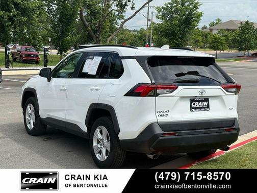 Super White 2021 Toyota RAV4 XLE