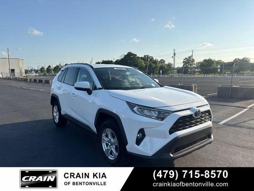 Super White 2021 Toyota RAV4 XLE