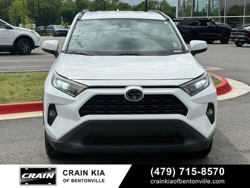 Super White 2021 Toyota RAV4 XLE