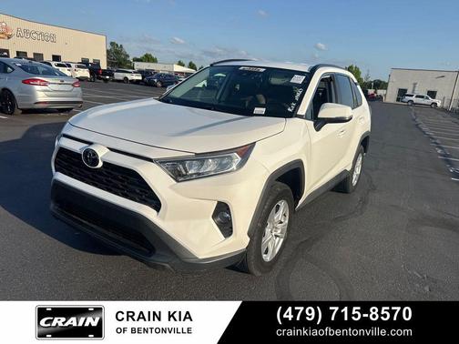 Super White 2021 Toyota RAV4 XLE