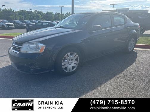 Black Clearcoat 2013 Dodge Avenger SE V6