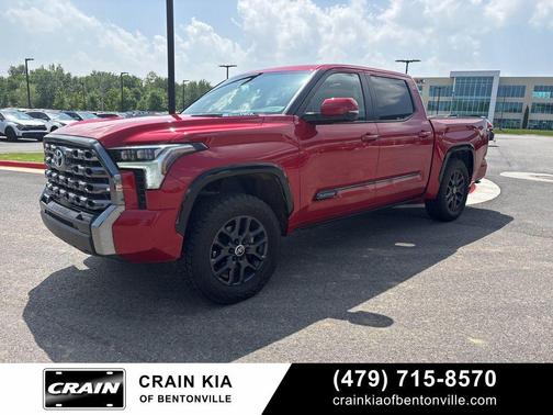 Supersonic Red 2024 Toyota Tundra Hybrid Platinum