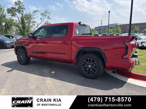 Supersonic Red 2024 Toyota Tundra Hybrid Platinum
