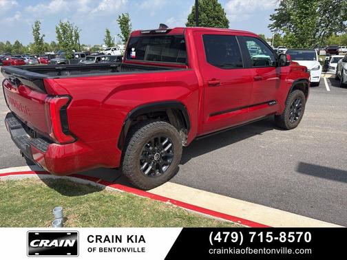 Supersonic Red 2024 Toyota Tundra Hybrid Platinum