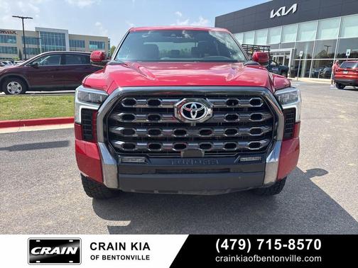 Supersonic Red 2024 Toyota Tundra Hybrid Platinum