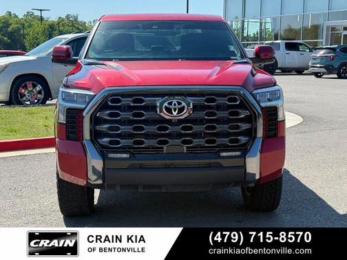 Supersonic Red 2024 Toyota Tundra Hybrid Platinum