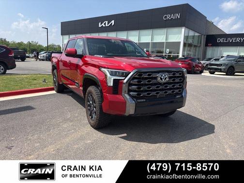 Supersonic Red 2024 Toyota Tundra Hybrid Platinum