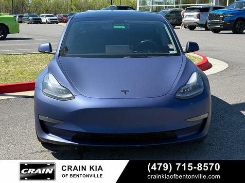 Purple Wrap 2022 Tesla Model 3 Performance